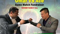 Sumo Fundraising Challenge - Omar versus Ace 